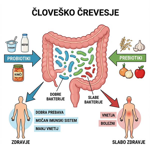 probiotiki in prebiotiki, korejski kimči